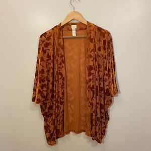 Orange Flower Kimono